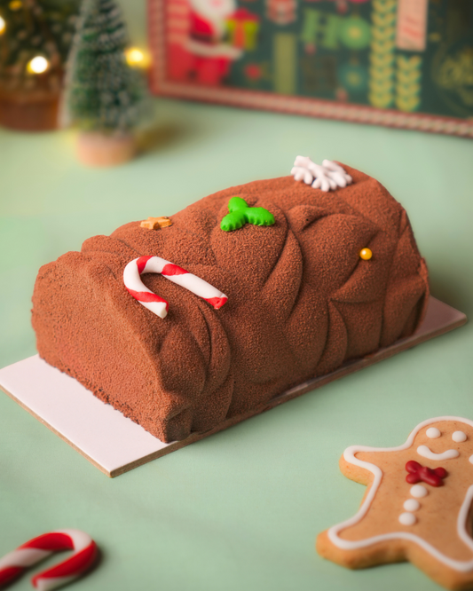 ENCHANTED FOREST CHERRY LOG CAKE (450gms)