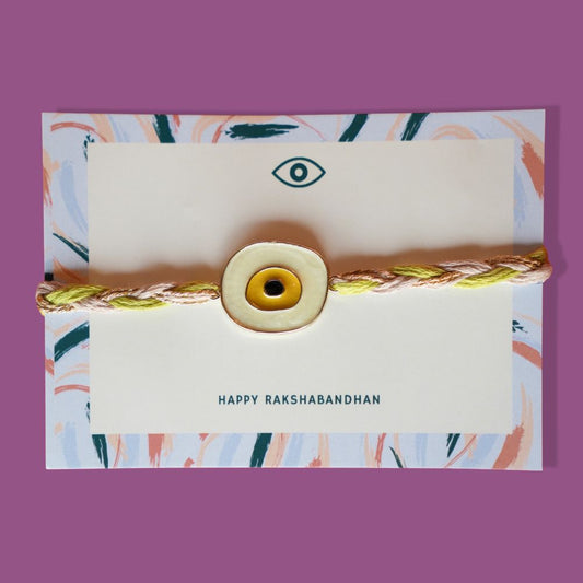 Mint Evil Eye Rakhi